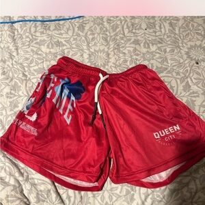 Red Queen City Athletic Shorts